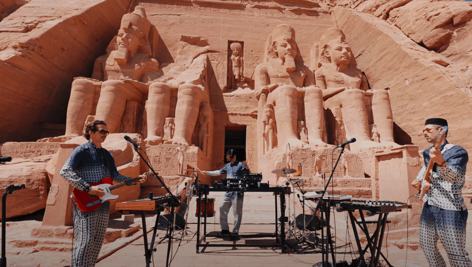 WhoMadeWho live at Abu Simbel, Egypt for Cercle