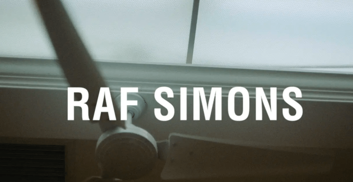 raf simons by rubberband.