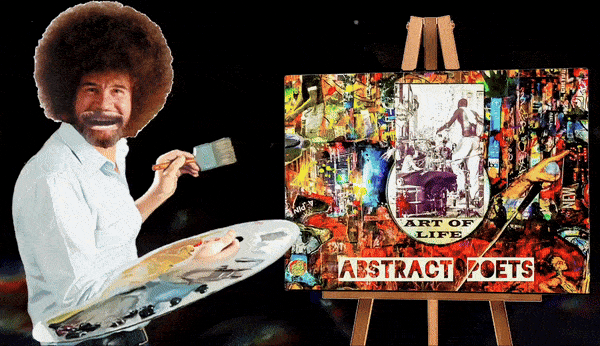 Abstract Poets - Blank Canvas