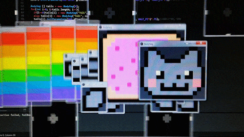 Windowed Nyan Cat