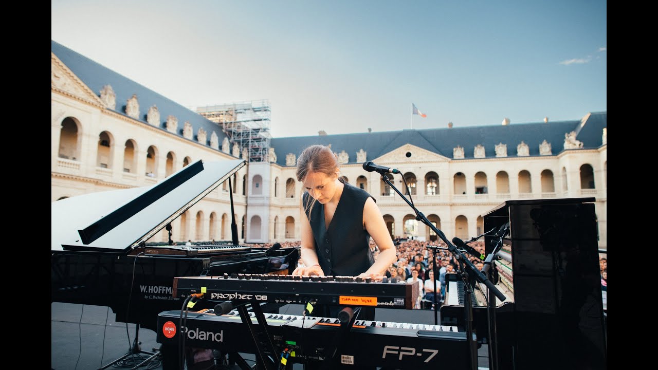Hania Rani live at Invalides, in Paris, France