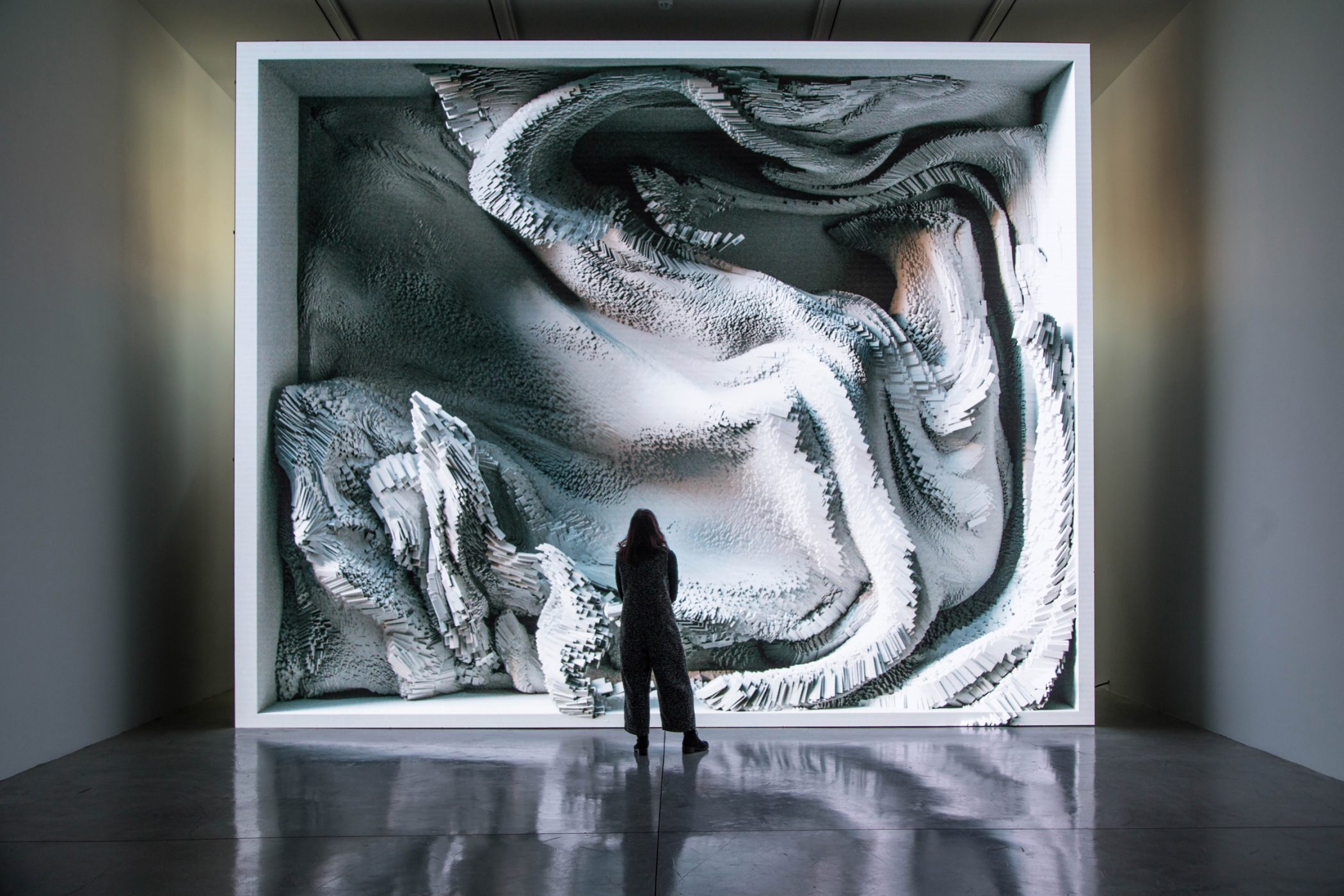 REFIK ANADOL - MELTING MEMORIES: ENGRAM AS DATA SCULPTURE