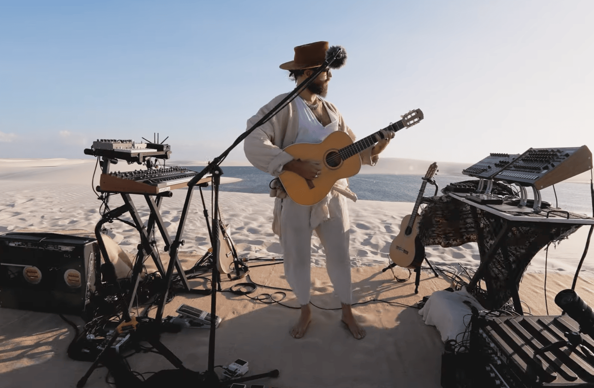 RY X live from Lençóis Maranhenses National Park, in Brazil