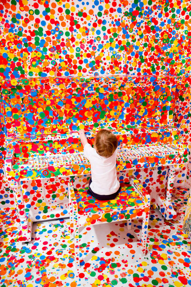Yayoi Kusama's Obliteration Room