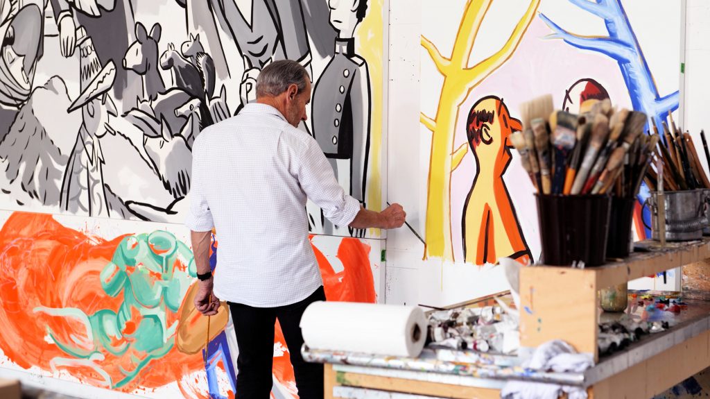 In the Studio with David Salle