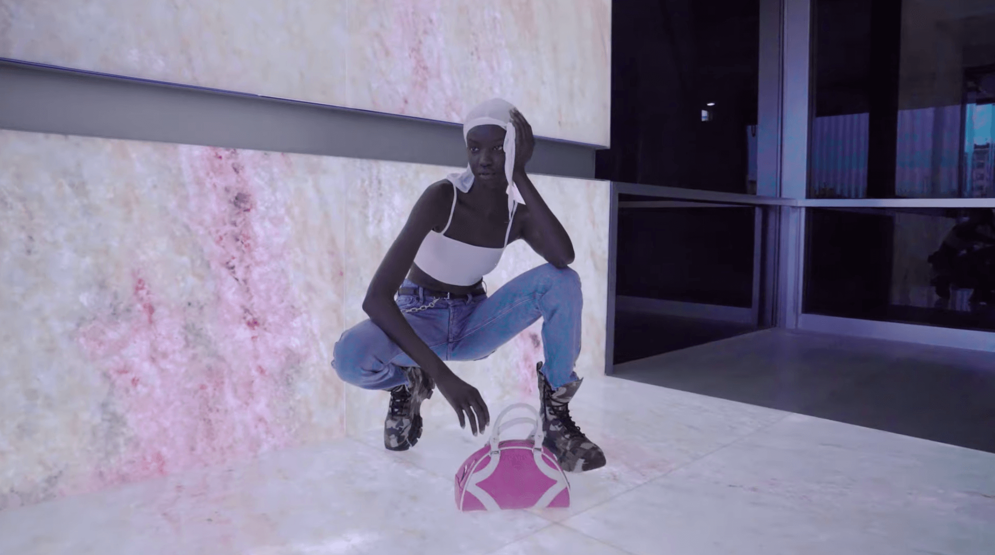 Anok Yai - #PradaSS20 Model Journey