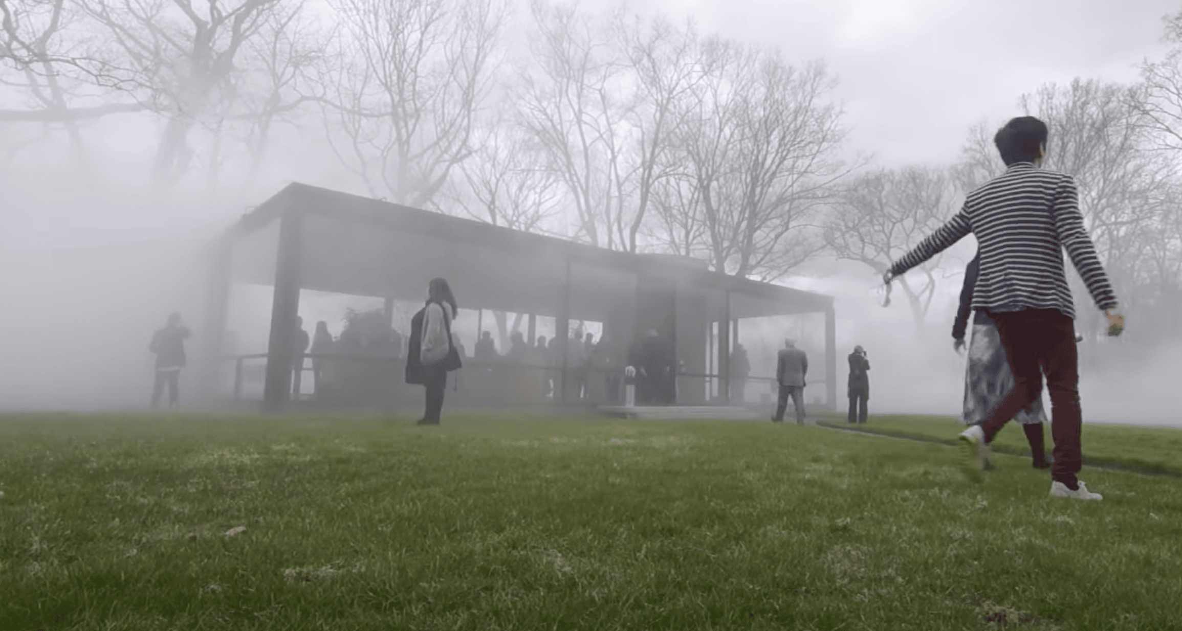 Fujiko Nakaya: Veil. Fog Installation at The Glass House