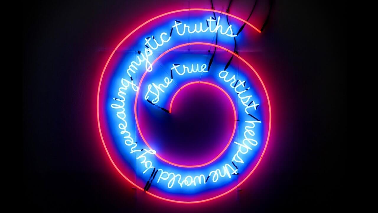 Bruce Nauman – The True Artist Helps the World