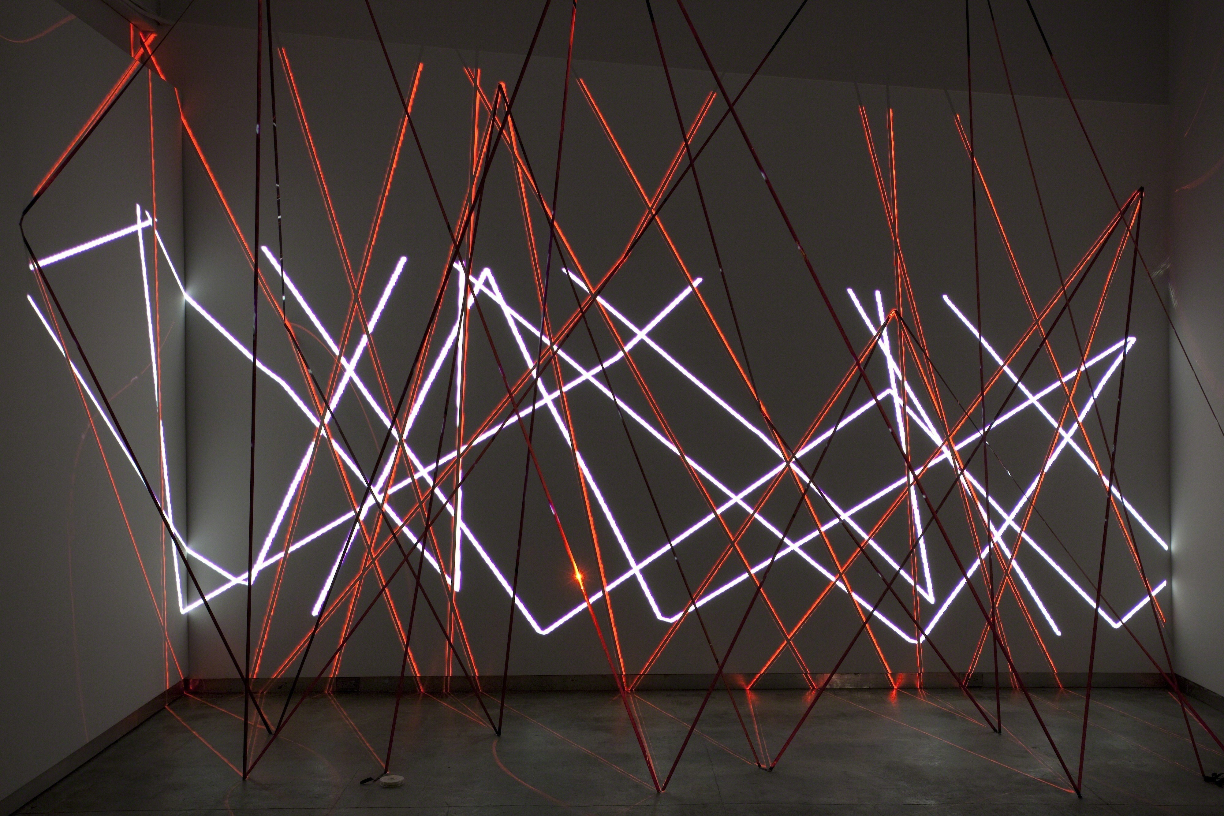 Daniel Canogar, “Tracks”, 2012