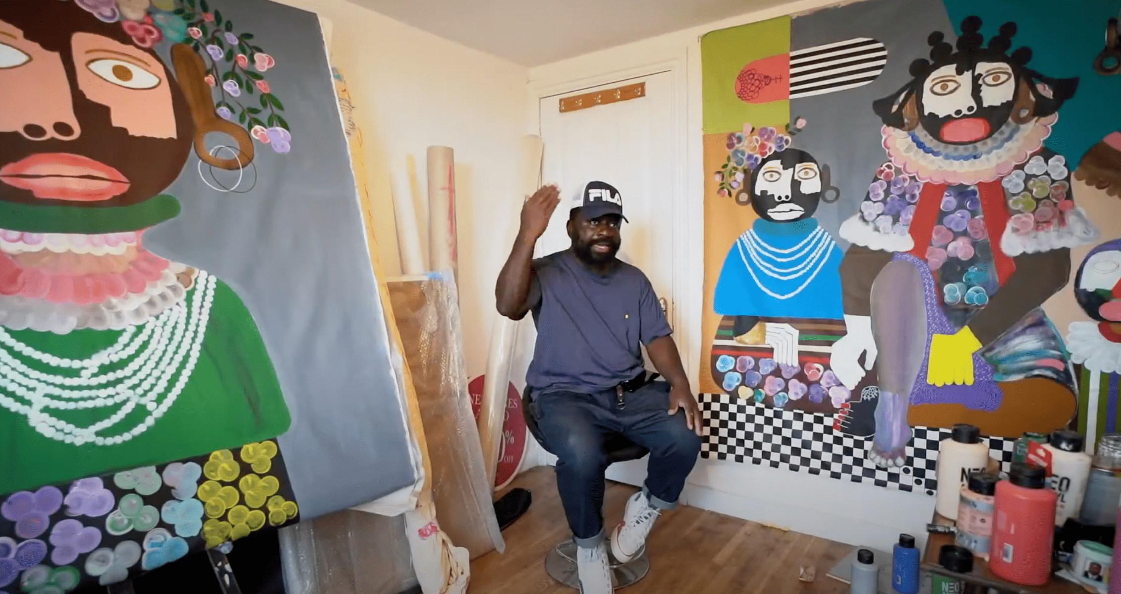 Studio visit with Kojo Marfo